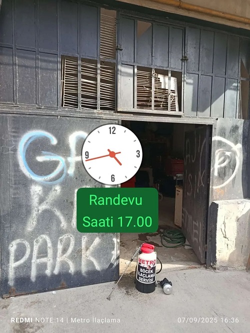 Metro Böcek İlaçlama - Saha Çalışması 12